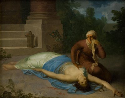 La muerte de Mesalina y su madre de Nicolai Abildgaard