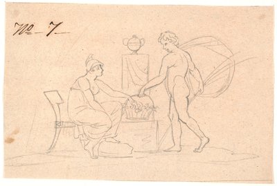 Dos figuras de Nicolai Abildgaard