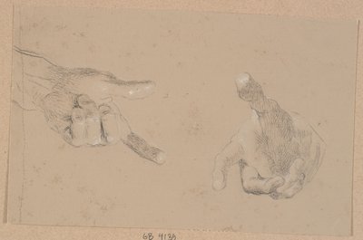 Dos Estudios de una Mano de Nicolai Abildgaard