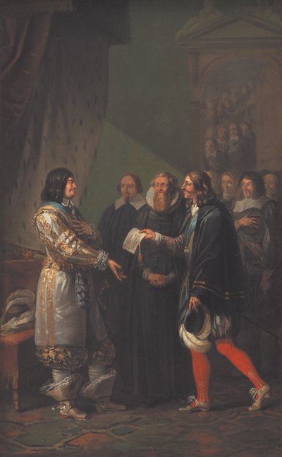 Monarquía absoluta asignada a Federico III de Dinamarca en 1660, 1783 de Nicolai Abraham Abildgaard
