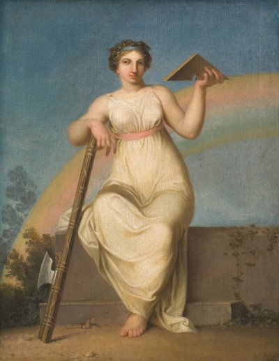Jurisprudencia. Figura alegórica, 1800 de Nicolai Abraham Abildgaard