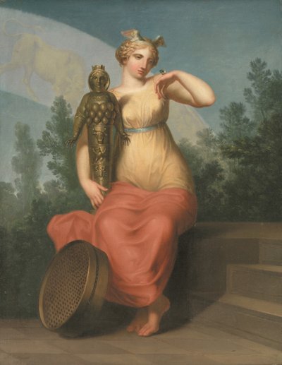 Filosofía. Figura alegórica, 1800 de Nicolai Abraham Abildgaard