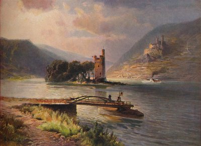 Der Mauseturm, Torre del Ratón, 1923 de Nicolai Astudin