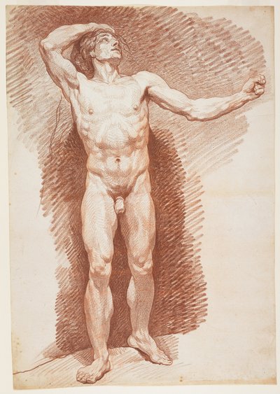 Desnudo masculino de pie de Nicolas Bernard Lepicie