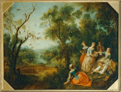 Le printemps - Primavera ... de Nicolas (attr. to) Lancret
