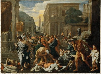 La peste de Ashdod o el milagro del Arca - La peste de Ashdod o el milagro del Arca ... de Nicolas (attr.to) Poussin