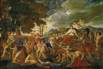 El triunfo de Flora ... de Nicolas (attr.to) Poussin