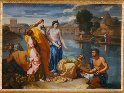 Moise sauve des eaux - Moisés rescatado de las aguas. 1638 ... de Nicolas (attr.to) Poussin