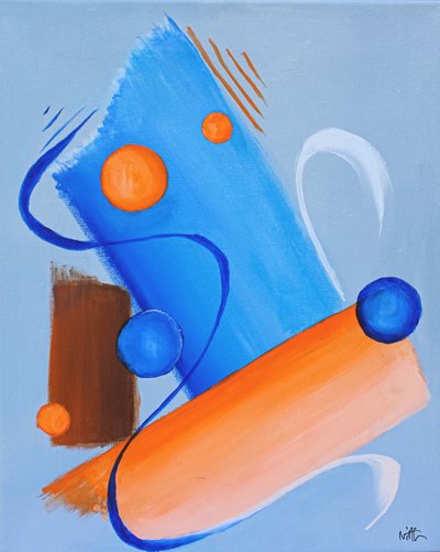 Formas abstractas vibrantes de Nicolas Alsterdal