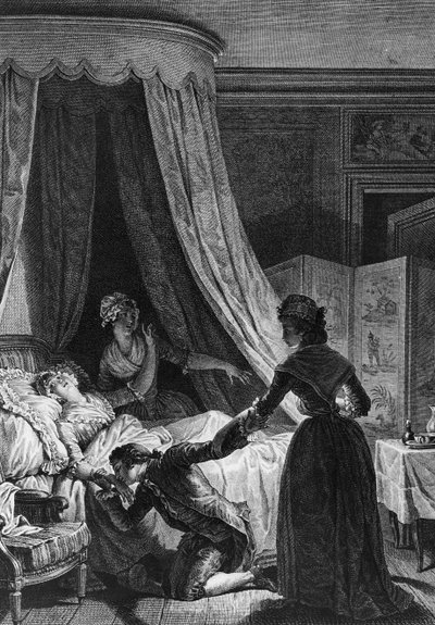 Julie y Saint-Preux, ilustración de 