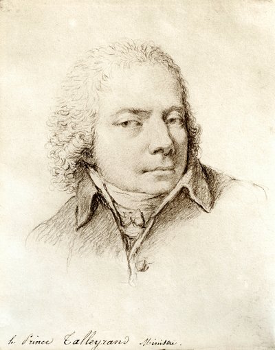 Retrato del político francés Charles Maurice de Talleyrand Périgord de Nicolas Andre Monsiau
