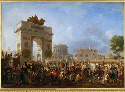 Entree de la Garde Imperiale a Paris, par la barriere de Pantin, le 15 novembre 1807 ... de Nicolas Antoine Taunay