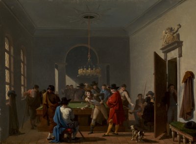 La Sala de Billar de Nicolas Antoine Taunay