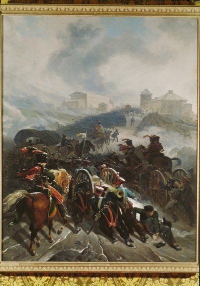 El ejército francés cruza la Sierra de Guadarrama en diciembre de 1808 ... de Nicolas Antoine Taunay
