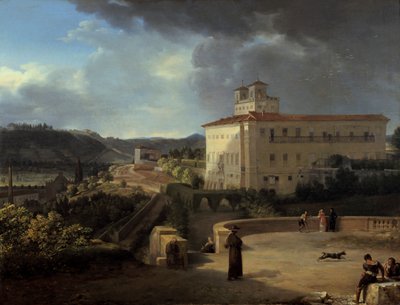 Vista de la Villa Médicis, Roma, 1815 de Nicolas Antoine Taunay