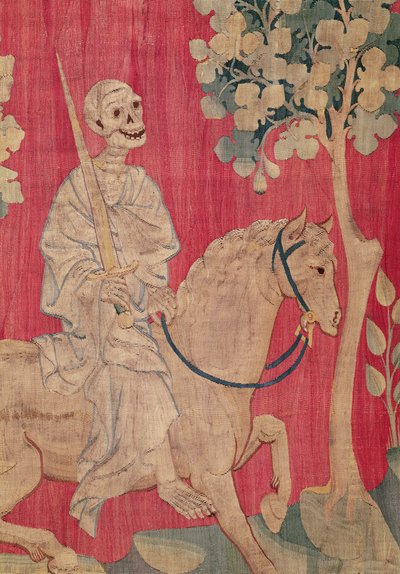 El Caballo Livid y la Muerte, del Tapiz del Apocalipsis de Angers, 1373-87 de Nicolas Bataille