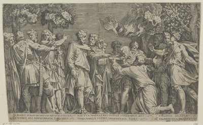 Antiguo augurio de Nicolas Beatrizet (attributed to)