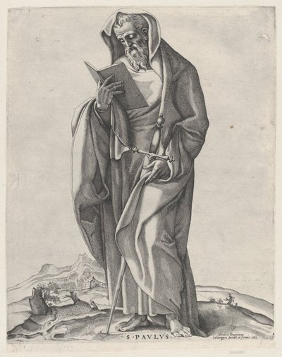 Un Hombre Viejo San Pablo de Nicolas Beatrizet