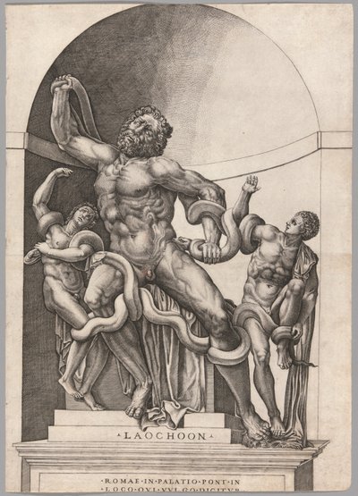 Laocoonte de Nicolas Beatrizet