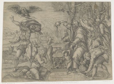 Offer van Iphigenia de Nicolas Beatrizet