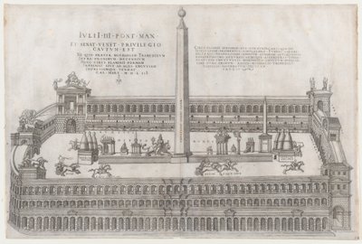 Speculum Romanae Magnificentiae: Circus Flaminius de Nicolas Beatrizet