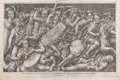Speculum Romanae Magnificentiae: Guerra Dacia, 1553 de Nicolas Beatrizet