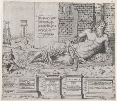 Speculum Romanae Magnificentiae: Marforius, 1550 de Nicolas Beatrizet.