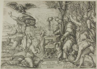 El sacrificio de Ifigenia de Nicolas Beatrizet