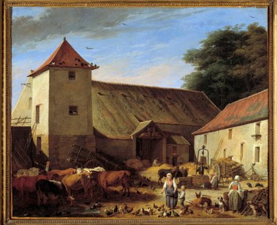 Corte de la granja de Nicolas Bernard Lepicie