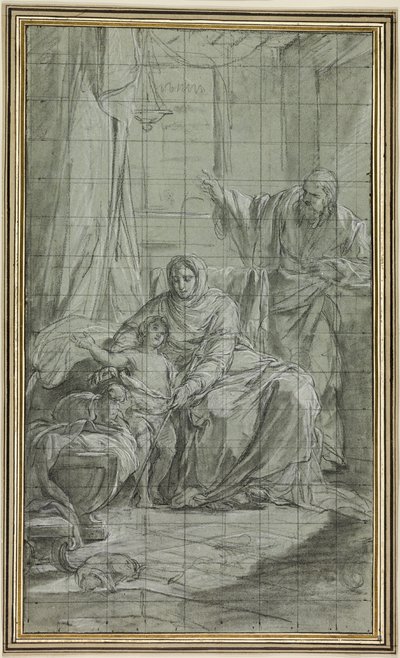 La familia de San Juan Bautista de Nicolas Bernard Lepicie