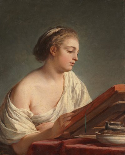 Mujer leyendo, 1769 de Nicolas Bernard Lepicie