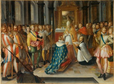 La abjuración de Enrique IV, rey de Francia, en Saint Denis el 25 de julio de Nicolas Bollery