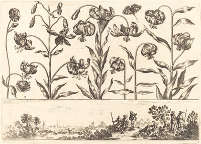 Impresión de flores n.º 5 de Nicolas Cochin after Balthasar Moncornet
