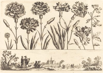 Impresión de Flores no.9 de Nicolas Cochin after Balthasar Moncornet