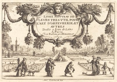 Página de título de Nicolas Cochin after Balthasar Moncornet