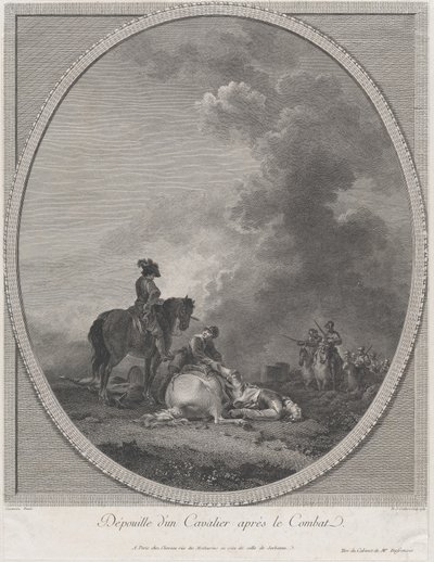 El Cadáver de un Soldado después del Combate, 1781 de Nicolas Colibert