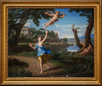 Psique abandonada por Cupido, c.1699 (óleo sobre lienzo) de Nicolas Colombel