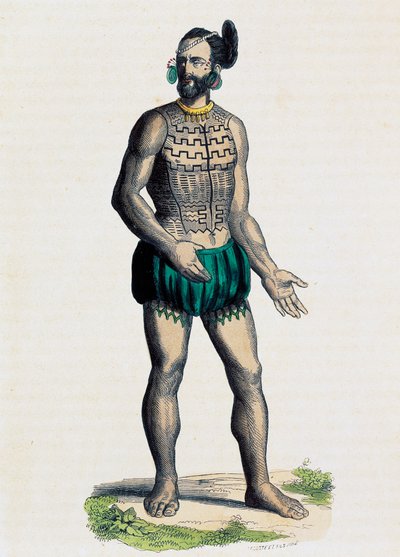 Originario del archipiélago de Romanzoff (Oceanía) de Nicolas Dally