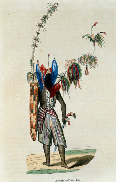Guerrero de la isla de Solor de Nicolas Dally