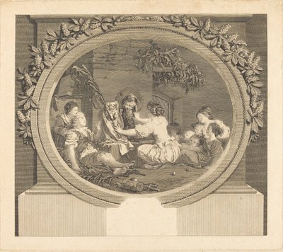 La Educación lo es todo de Nicolas Delaunay after Jean Honoré Fragonard