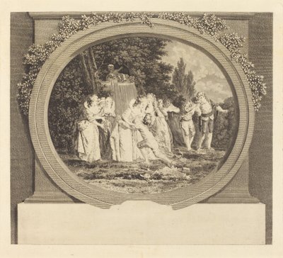 Los votos aceptados de Nicolas Delaunay after Jean Honoré Fragonard