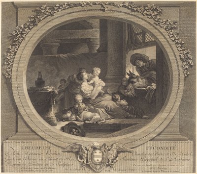 La feliz fecundidad de Nicolas Delaunay after Jean Honoré Fragonard