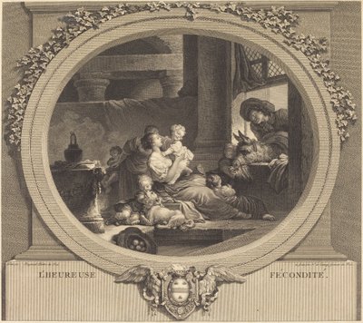La feliz fecundidad de Nicolas Delaunay after Jean Honoré Fragonard
