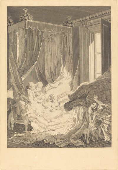 La Esposa Indiscreta de Nicolas Delaunay after Pierre Antoine Baudouin