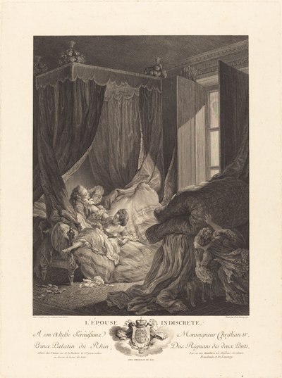 La Esposa Indiscreta de Nicolas Delaunay after Pierre Antoine Baudouin