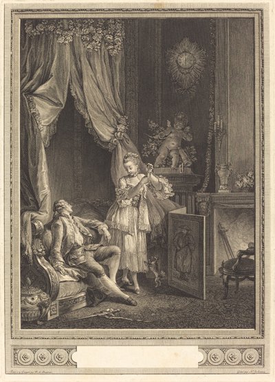 El carcaj vacío de Nicolas Delaunay after Pierre Antoine Baudouin