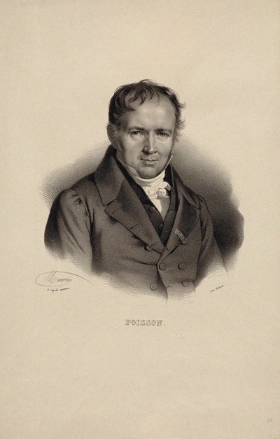 Retrato de Siméon Denis Poisson 1781-1840 de Nicolas Eustache Maurin