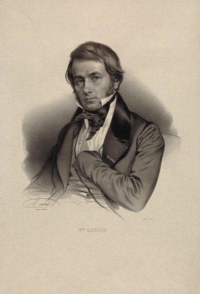 Retrato del filósofo Victor Cousin 1792-1867 de Nicolas Eustache Maurin