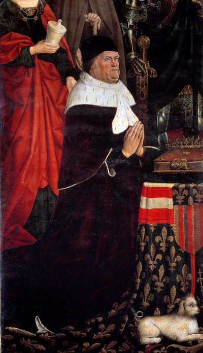 Retrato del Rey René de Anjou (1409-1480) también llamado René I de Nápoles o René de Sicilia de Nicolas Froment