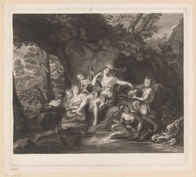 Baño de Diana de Nicolas Gabriel Dupuis (attributed to)